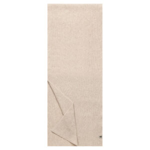 Rievota merino vilnas šalle bēšā krāsā