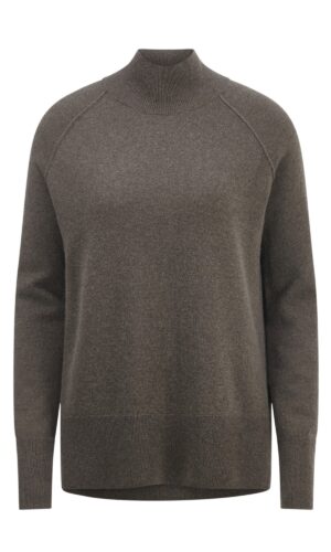 Vilnas un kašmira džemperis ar sānu šķēlumiem