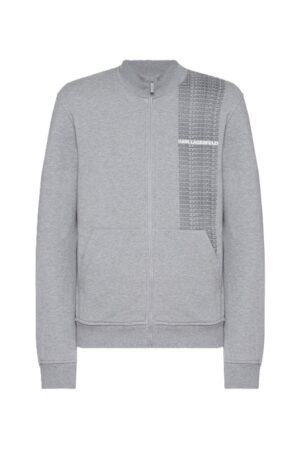 Kokvilnas sporta jaka ar logo uzrakstiem