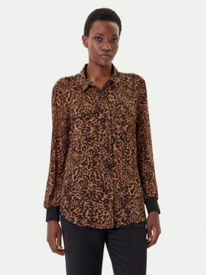 Blūze ar leoparda rakstu un apakškreklu