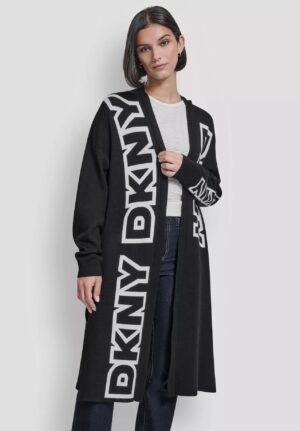 Gara jaka ar kontrastējošiem logo akcentiem