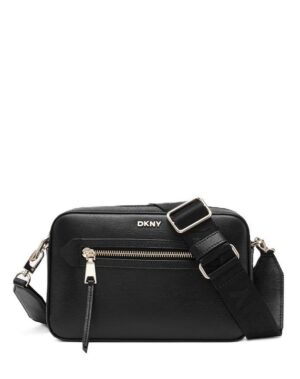 Plecu somiņa ar noņemamu siksnu un logo detaļām