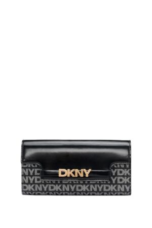 Maks ar logo rakstu un zelta krāsas detaļām