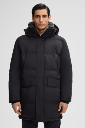 Parka ar dubultkabatām un noņemamu apkakli