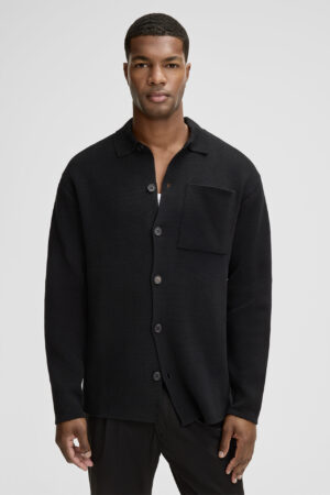 Adīts polo virskrekls melnā krāsā