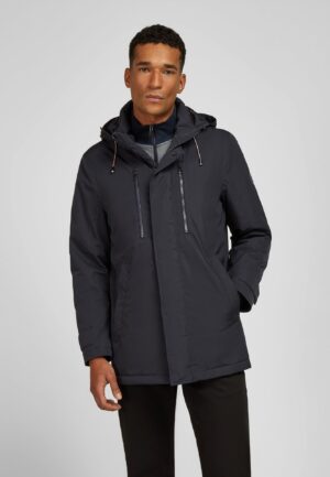 Vīriešu parka ar noņemamu kapuci