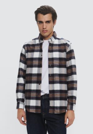 Flaneļa krekls ar rūtotu rakstu