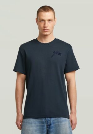 Organiskās kokvilnas T-krekls ar logo