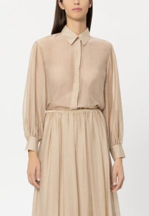 Kreklblūze ar mirdzošu apdari