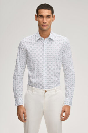 Kokvilnas krekls ar grafisku rakstu