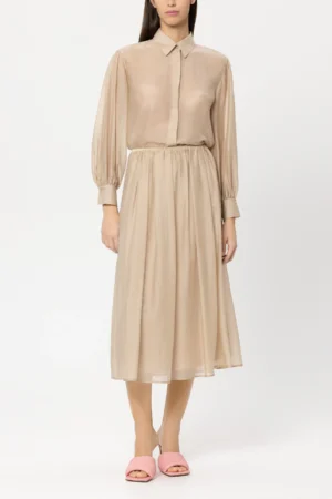 Svārki ar mirdzošu apdari un elastīgu jostu