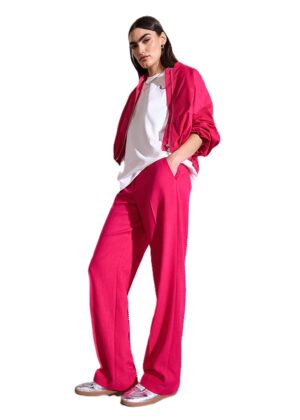 Brīva piegriezuma bikses ar elastīgu jostu