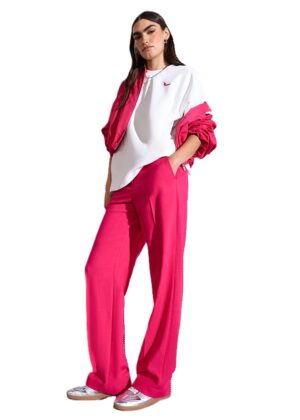 Brīva piegriezuma bikses ar elastīgu jostu