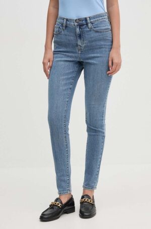 Šauri sieviešu džinsi ar augstu jostasvietu