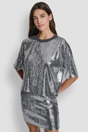 Tops ar spožu fliteru pārklājumu