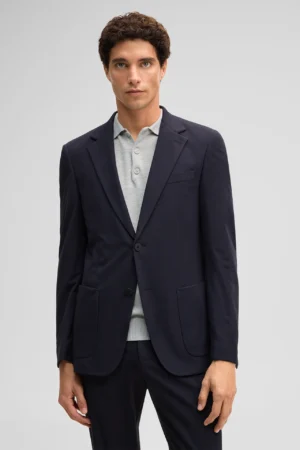 Uzvalka žakete ar uzšūtām kabatām