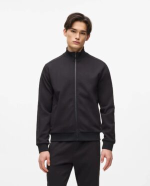 Sportiskā stila jaka ar logo lentes akcentu