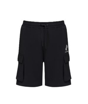 Kokvilnas šorti ar palmu un logo izšuvumu