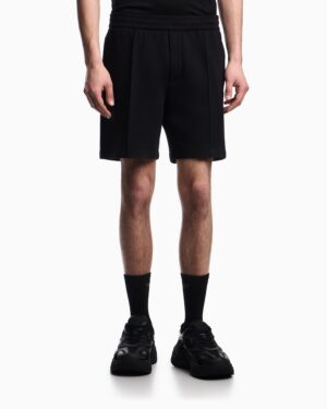 Šorti ar vertikālām nošuvēm un elastīgu jostu