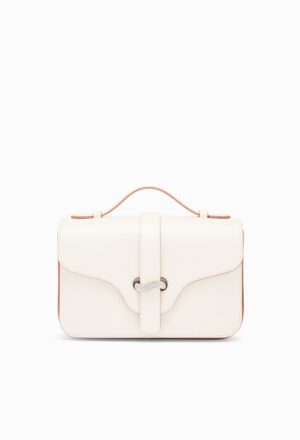 Ādas rokassoma ar regulējamu plecu siksnu