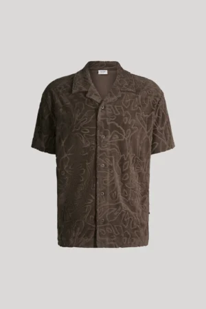 Vīriešu krekls ar frotē struktūras rakstu