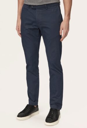 Tumši zilas chino bikses ar monētu kabatiņu