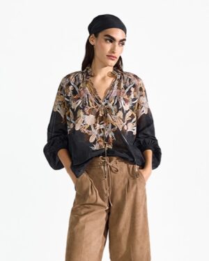 Blūze ar zemūdens tematikas apdruku