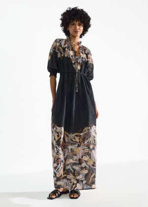 Gara kleita ar zemūdens tematikas apdruku