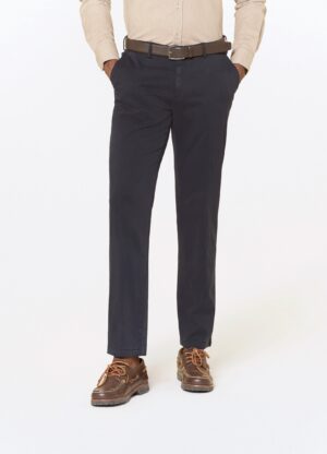 Tumši zilas chino bikses vīriešiem