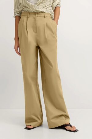 Taisna piegriezuma bikses ar ielocēm