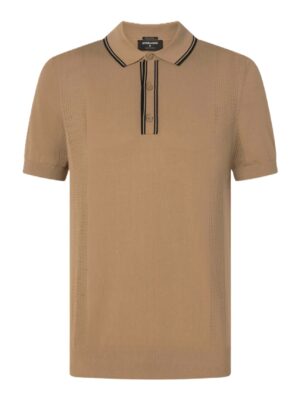 Adīts kokvilnas polo krekls ar akcentiem