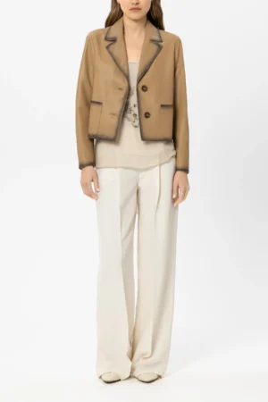 Plata piegriezuma bikses ar mugurpusē elastīgu jostu