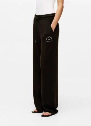 Sportiskā stila bikses ar adreses logotipa izšuvumu