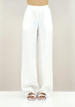 Burzīta auduma bikses ar elastīgu jostasvietu