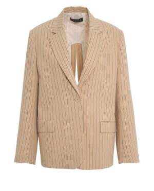 Žakete ar sasienamu šķēlumu mugurpusē